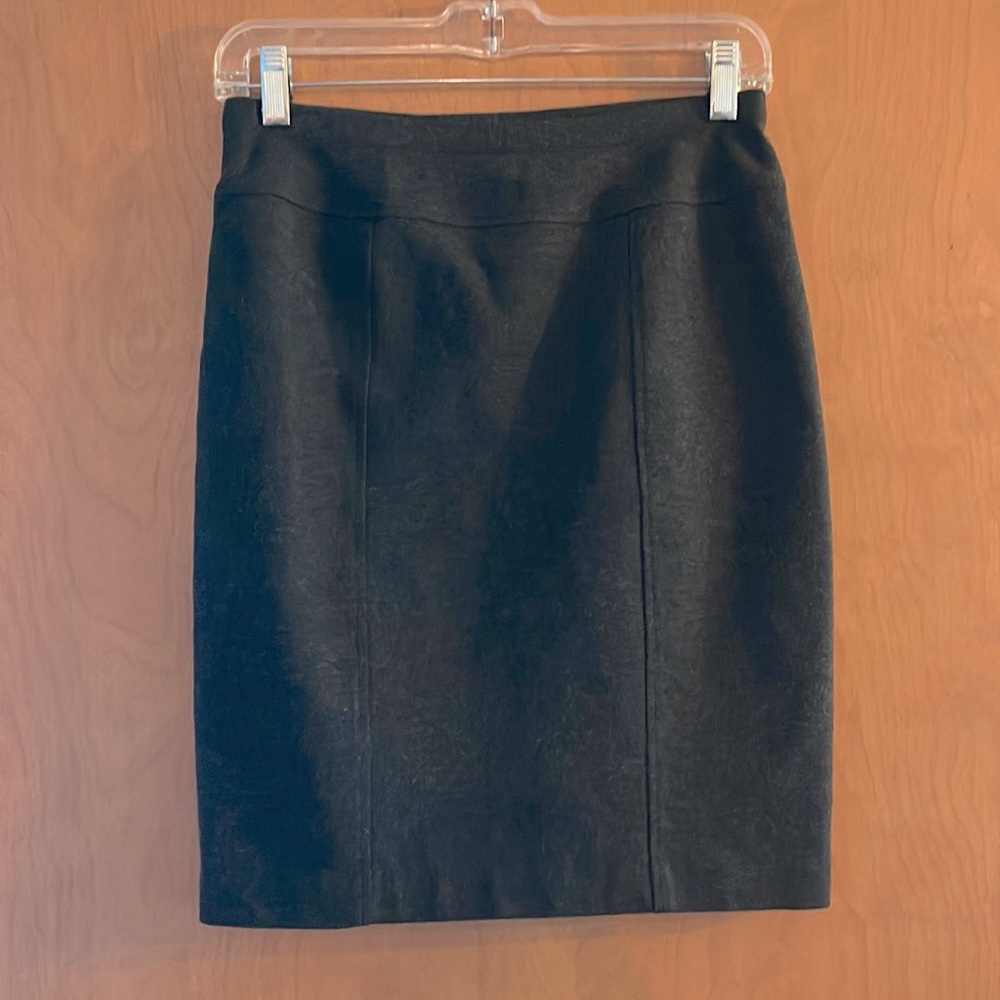 Grey Pull-On Pencil Skirt, Women’s Size Small